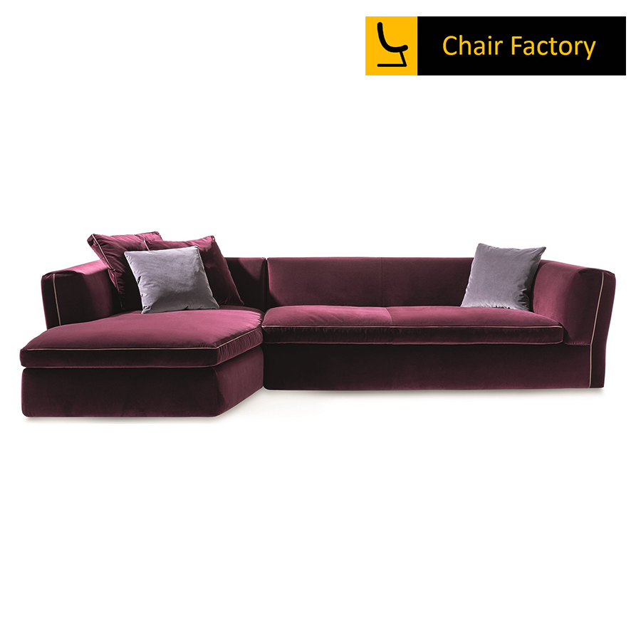 5TH Elment Pink L Shaped  Sofa